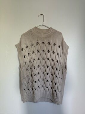 Anine Bing open knit sweater L